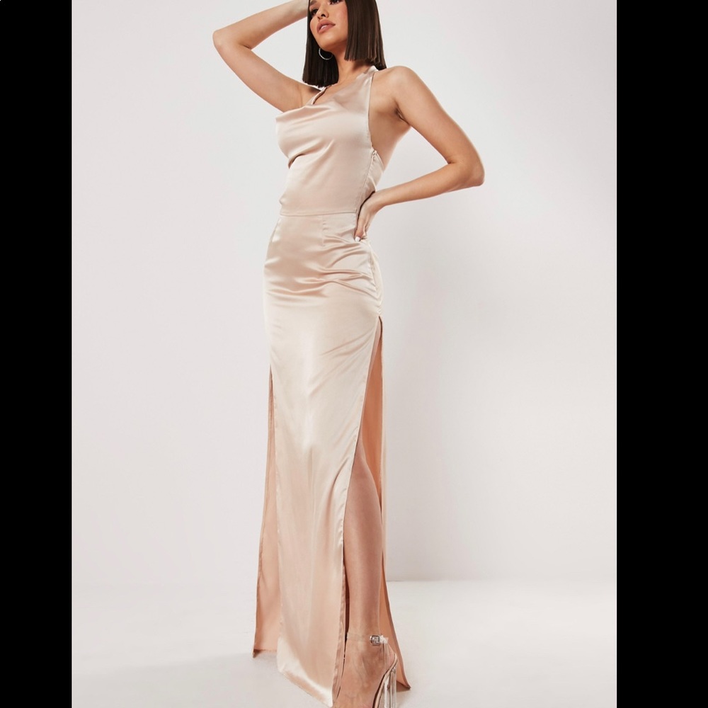 Halter neck maxi dress